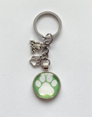 Paw Print Key Chain