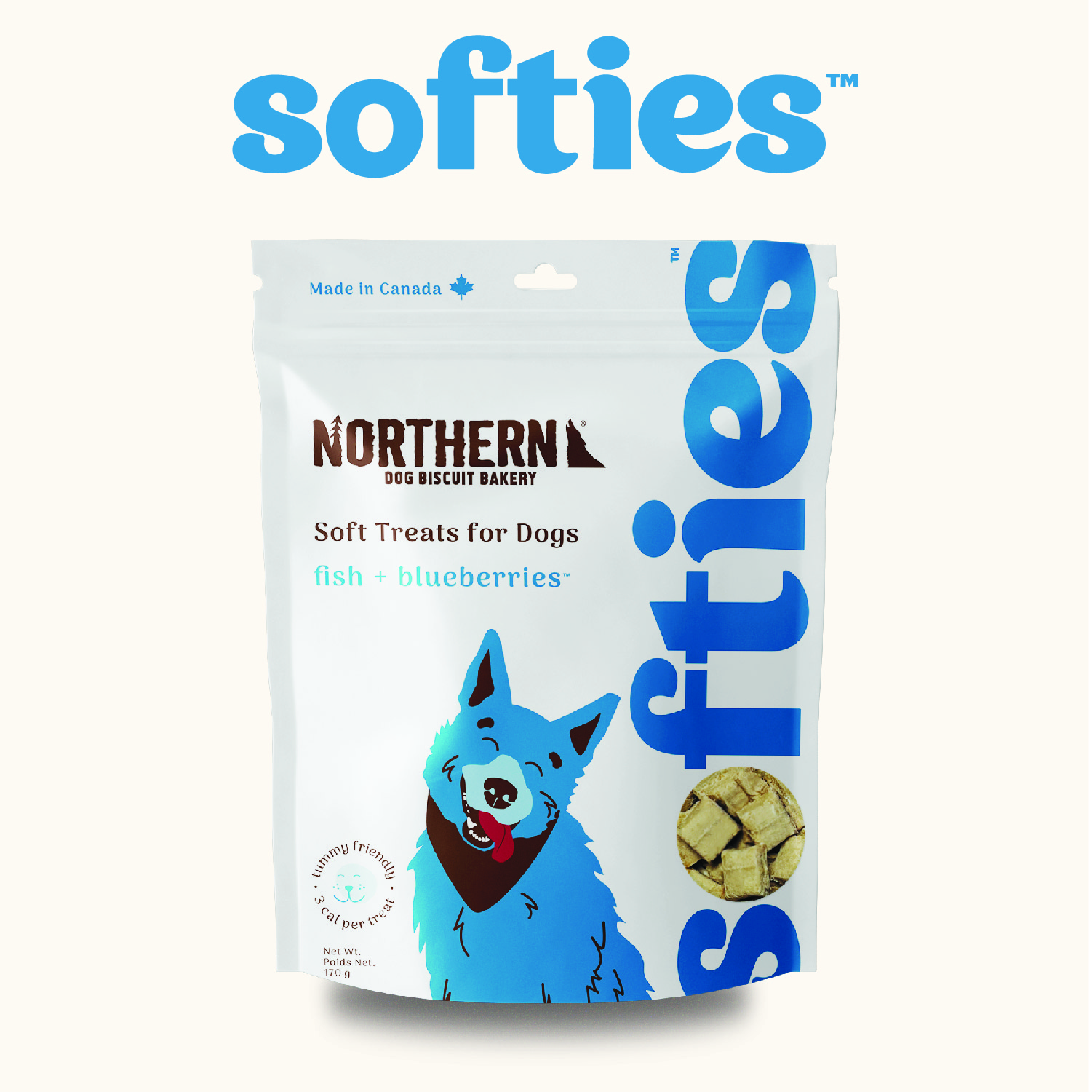Softies Fish & Blueberries (170g)